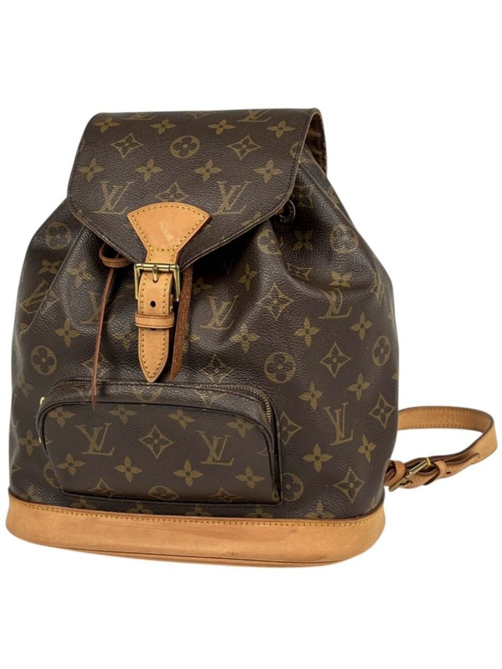 Louis Vuitton Montsouris MM Backpack Monogram Brown